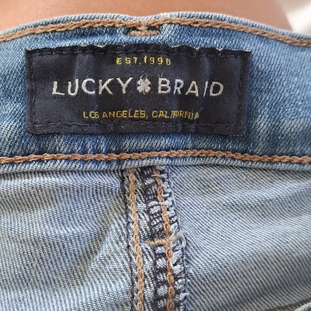Lucky Brand Disrressed Brooke Leggings Denim Jeans Size 00/24